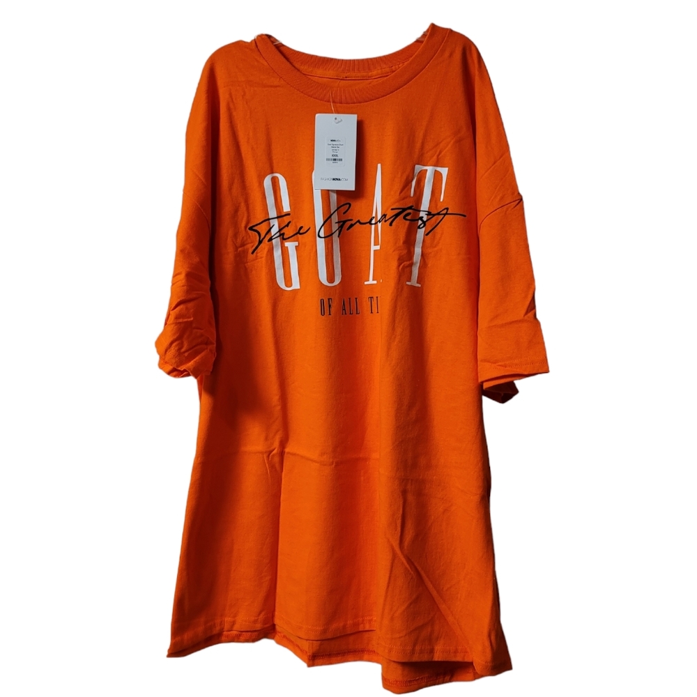 NovaMen "G.O.A.T." Short Sleeve Tee, XL - Picture 5 of 6